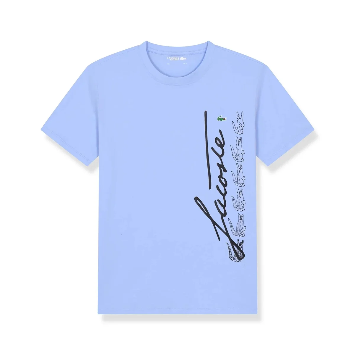 Lacoste Signature Crocodile T-Shirt Light Blue