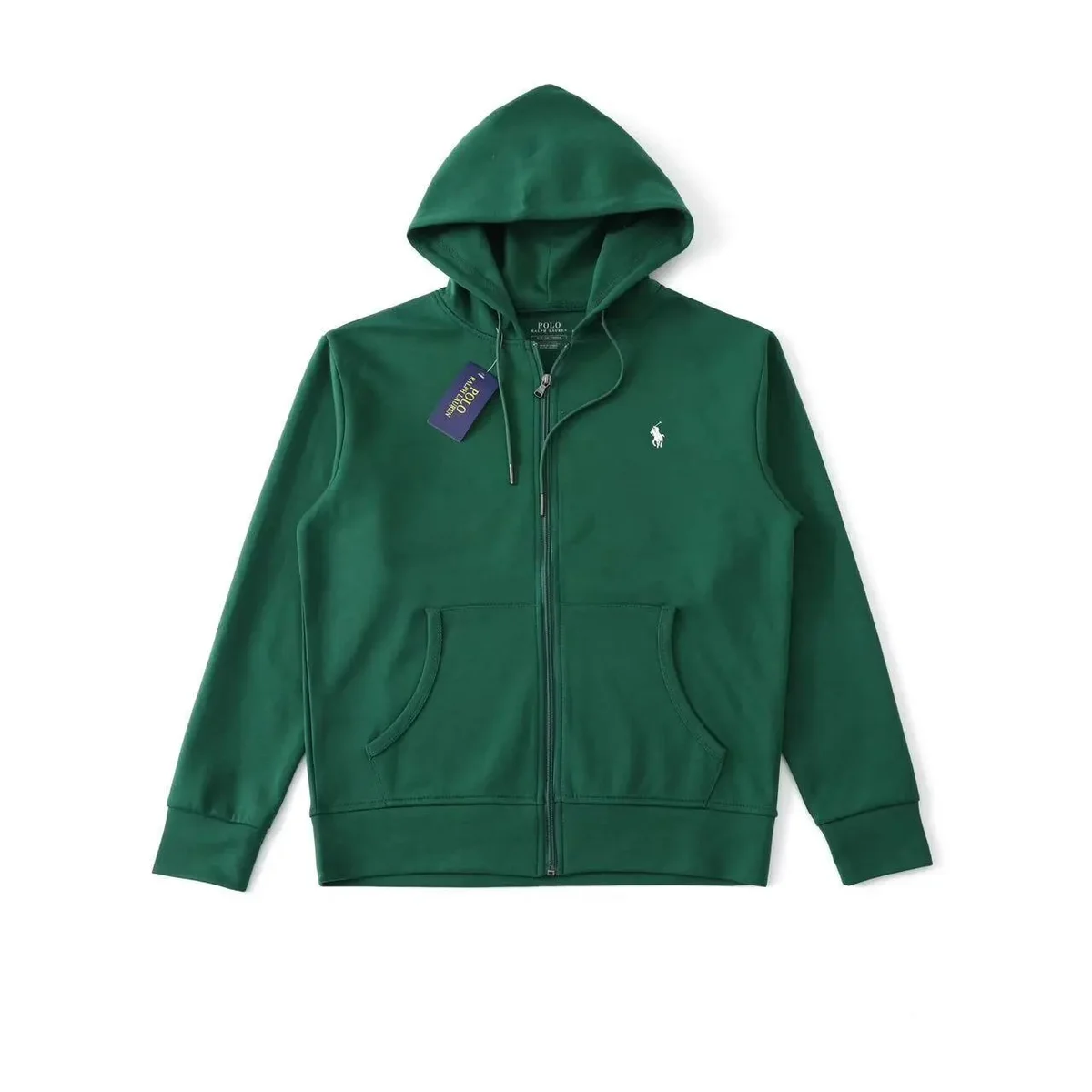 Polo Ralph Lauren Green Zip-Up Hoodie
