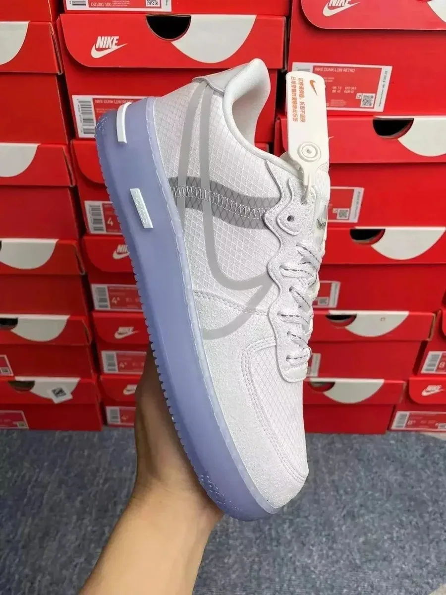 Nike Air Force 1 AF1冰块 White/Purple Sneakers