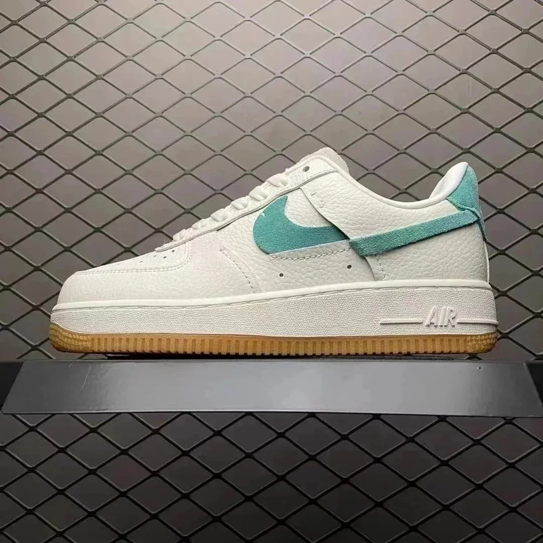Nike Air Force 1 AF1断钩蓝绿 DV0740-100 Sneakers