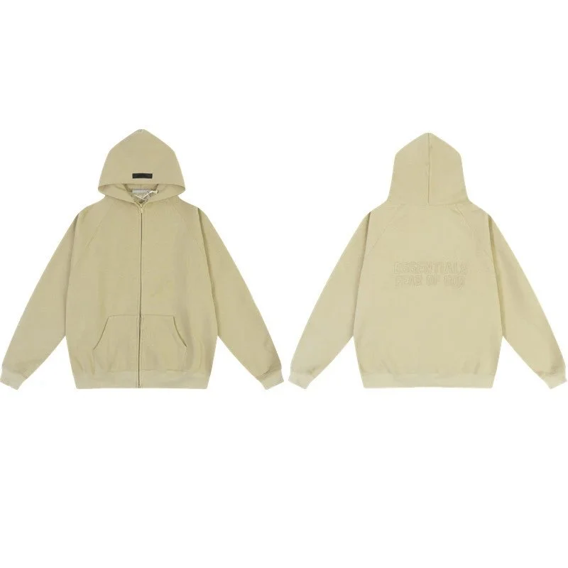 Fear of God Essentials Sandstone Beige Hoodie