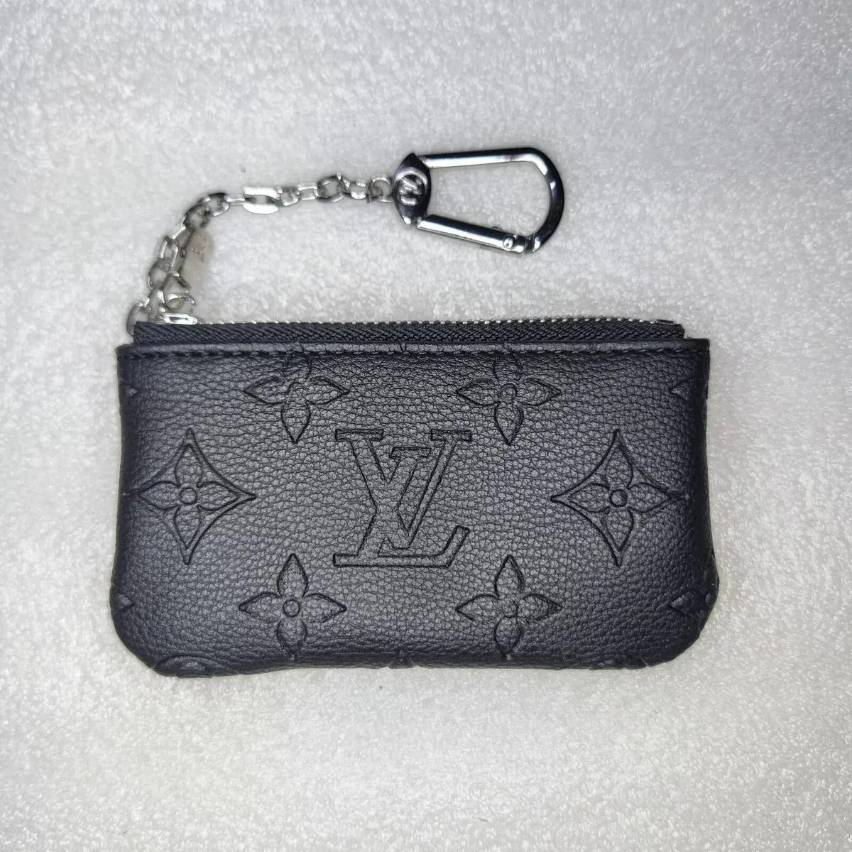 Louis Vuitton Monogram Key Pouch Black
