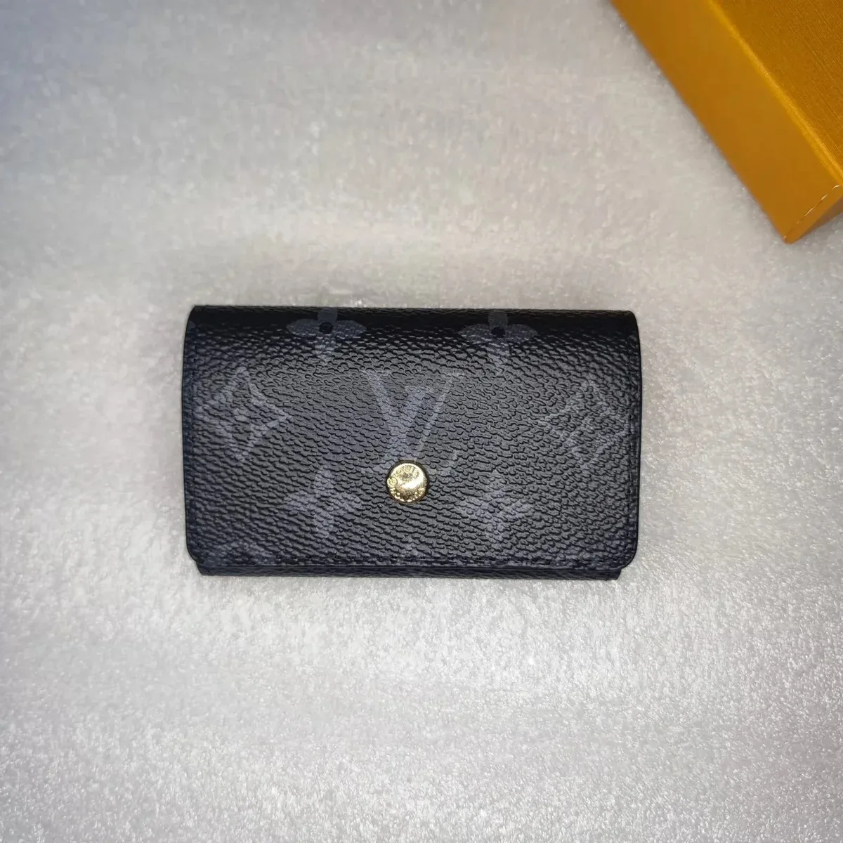Louis Vuitton Monogram Key Case Black