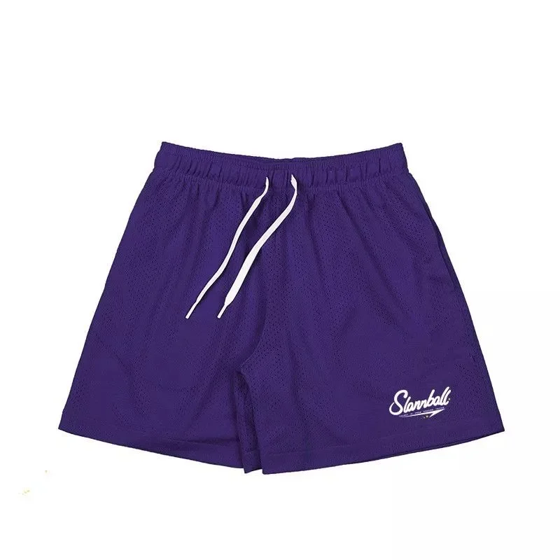 Starnball Purple Mesh Shorts