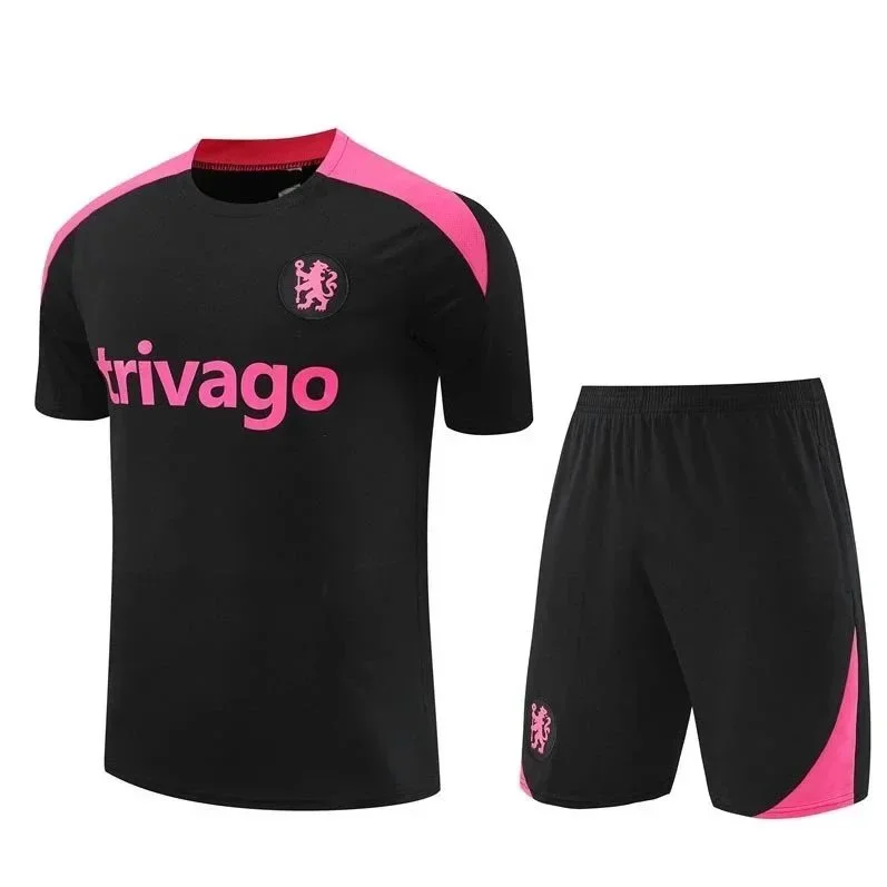 Black and Pink Chelsea Training Kit Set