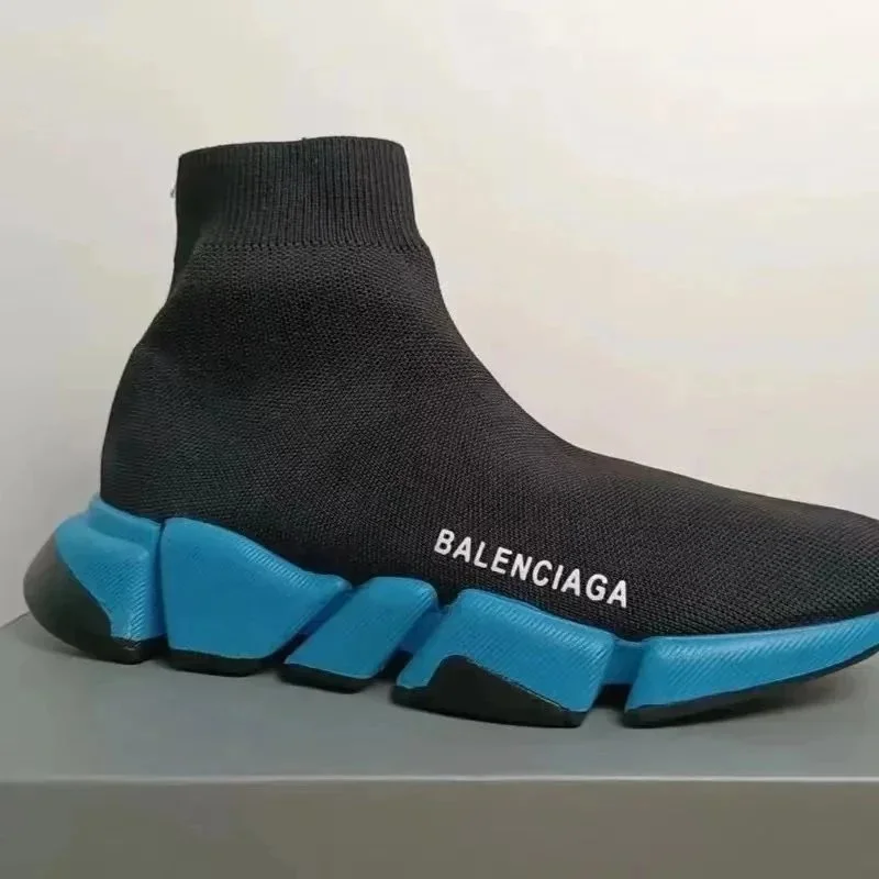 Balenciaga Speed Trainer Black/Blue Sneakers