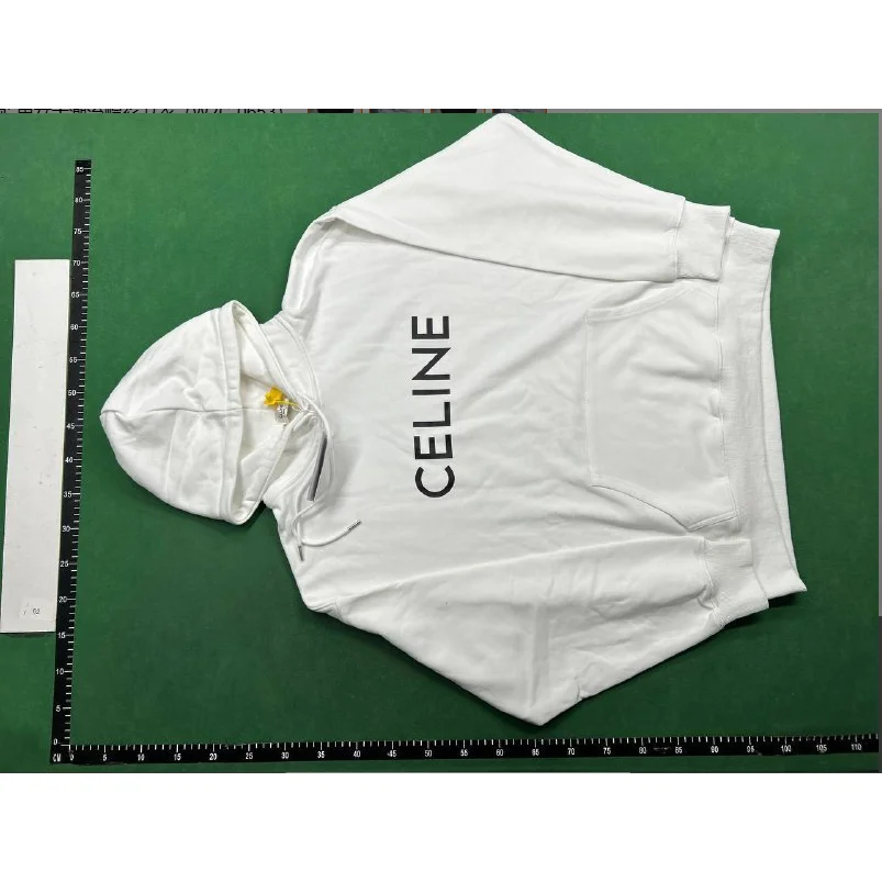 Celine White Classic Hoodie