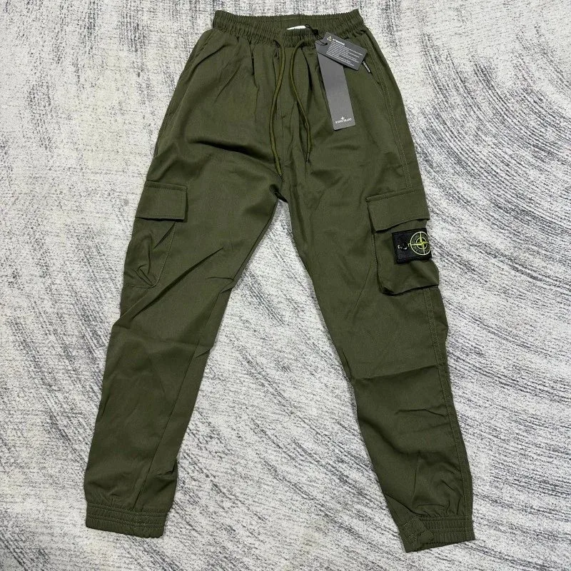 Stone Island 68-15 Olive Cargo Pants
