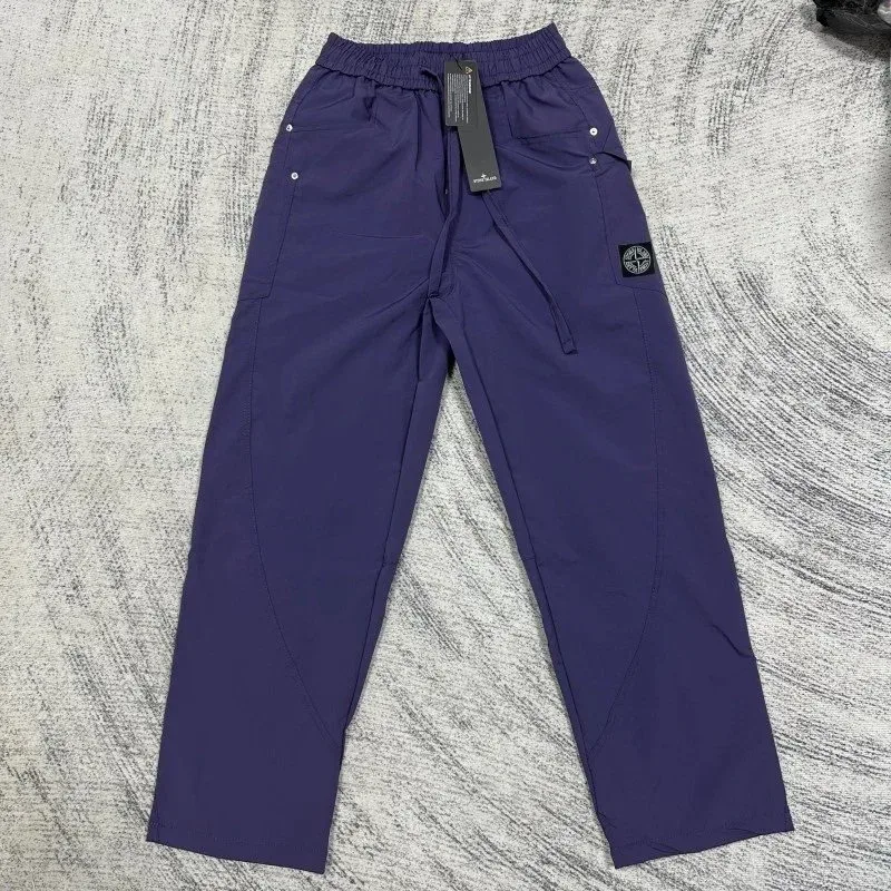 Stone Island 68-15 Purple Cargo Pants
