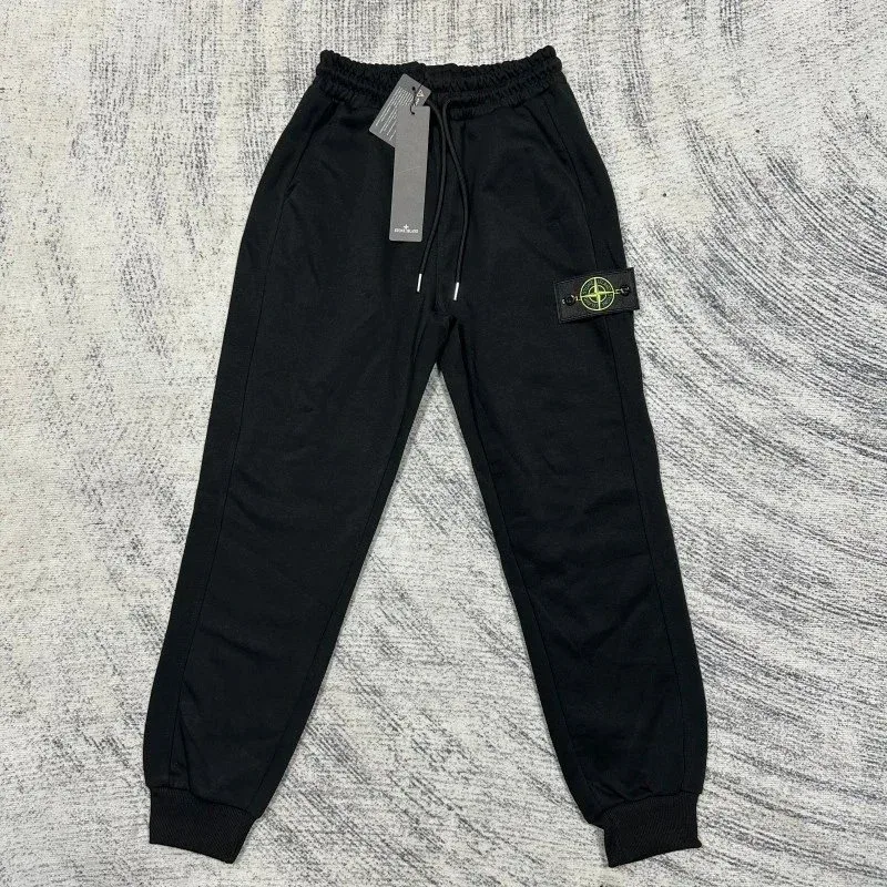Stone Island 68-15 Black Joggers