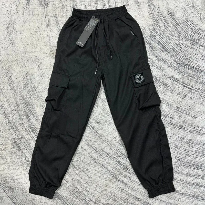 Stone Island 68-15 Black Cargo Pants