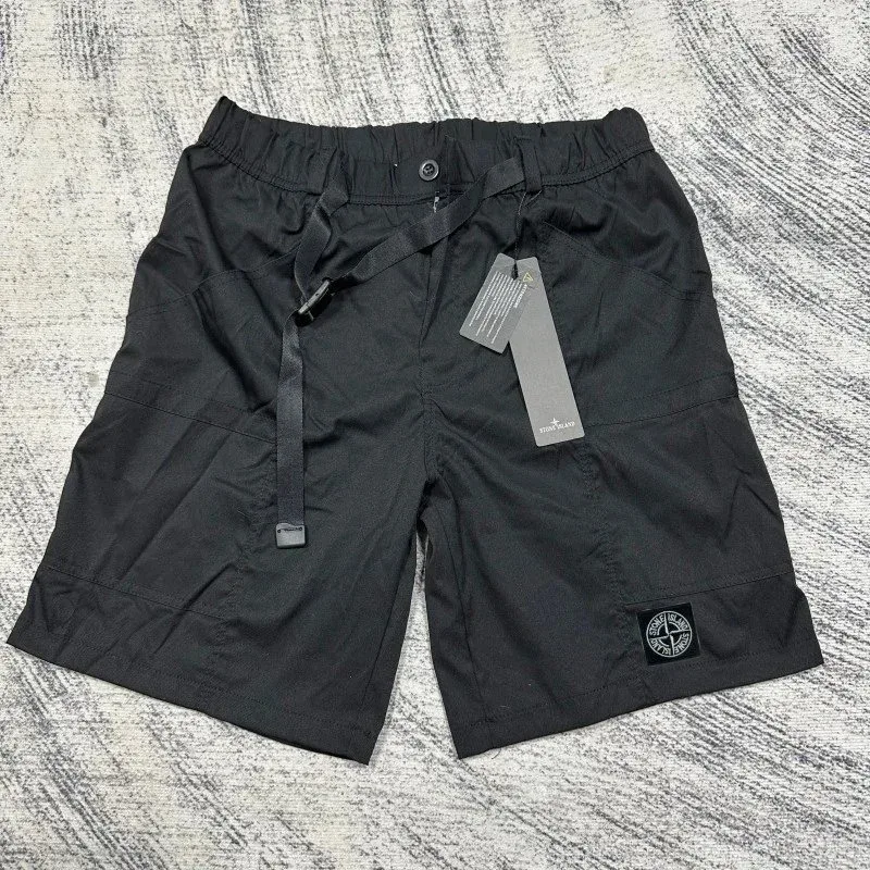 Stone Island 68-15 Black Shorts