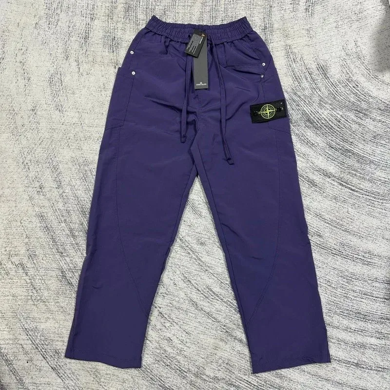 Stone Island 68-15 Purple Cargo Pants