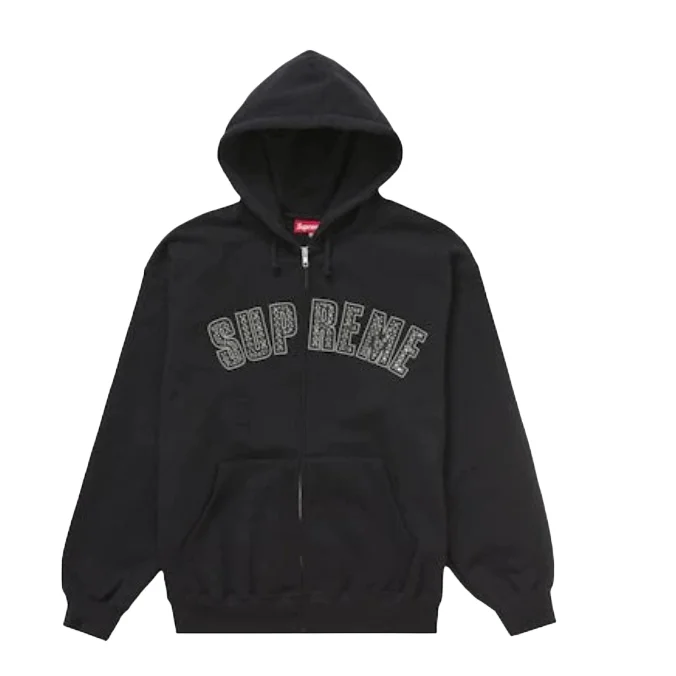 Supreme BB-10 Black Zip-Up Hoodie