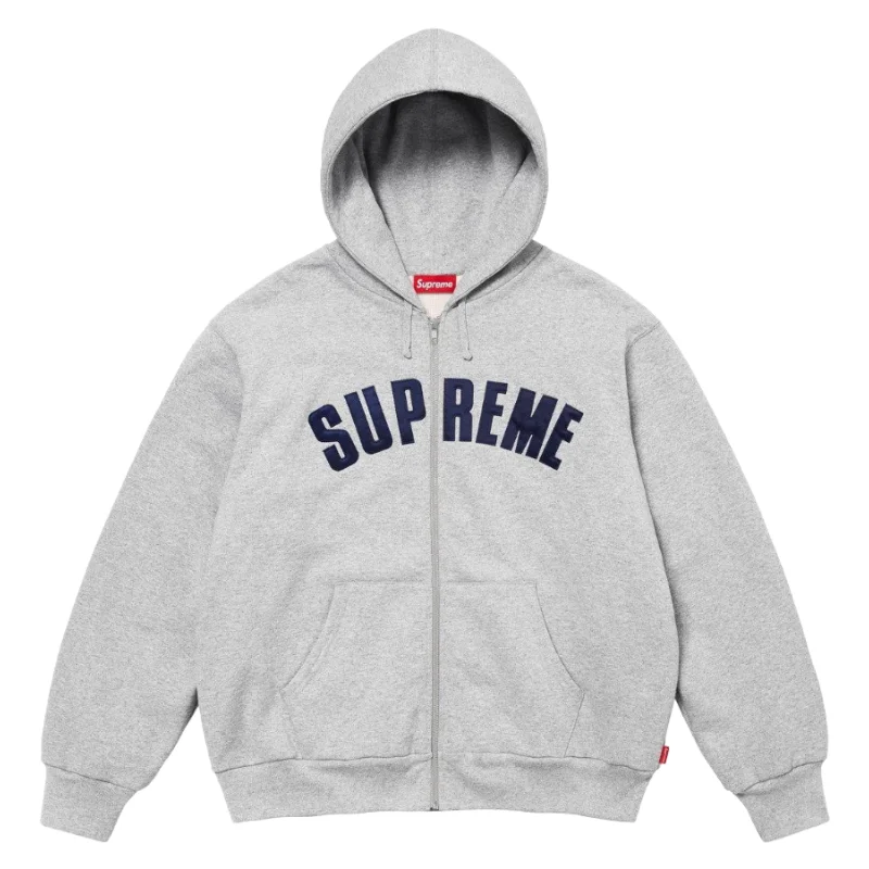 Supreme Zip-Up Hoodie BB-02 Grey