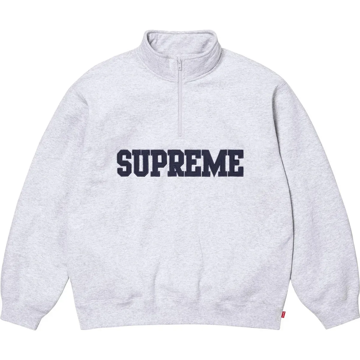 Supreme BB-30 Grey Half-Zip Sweatshirt