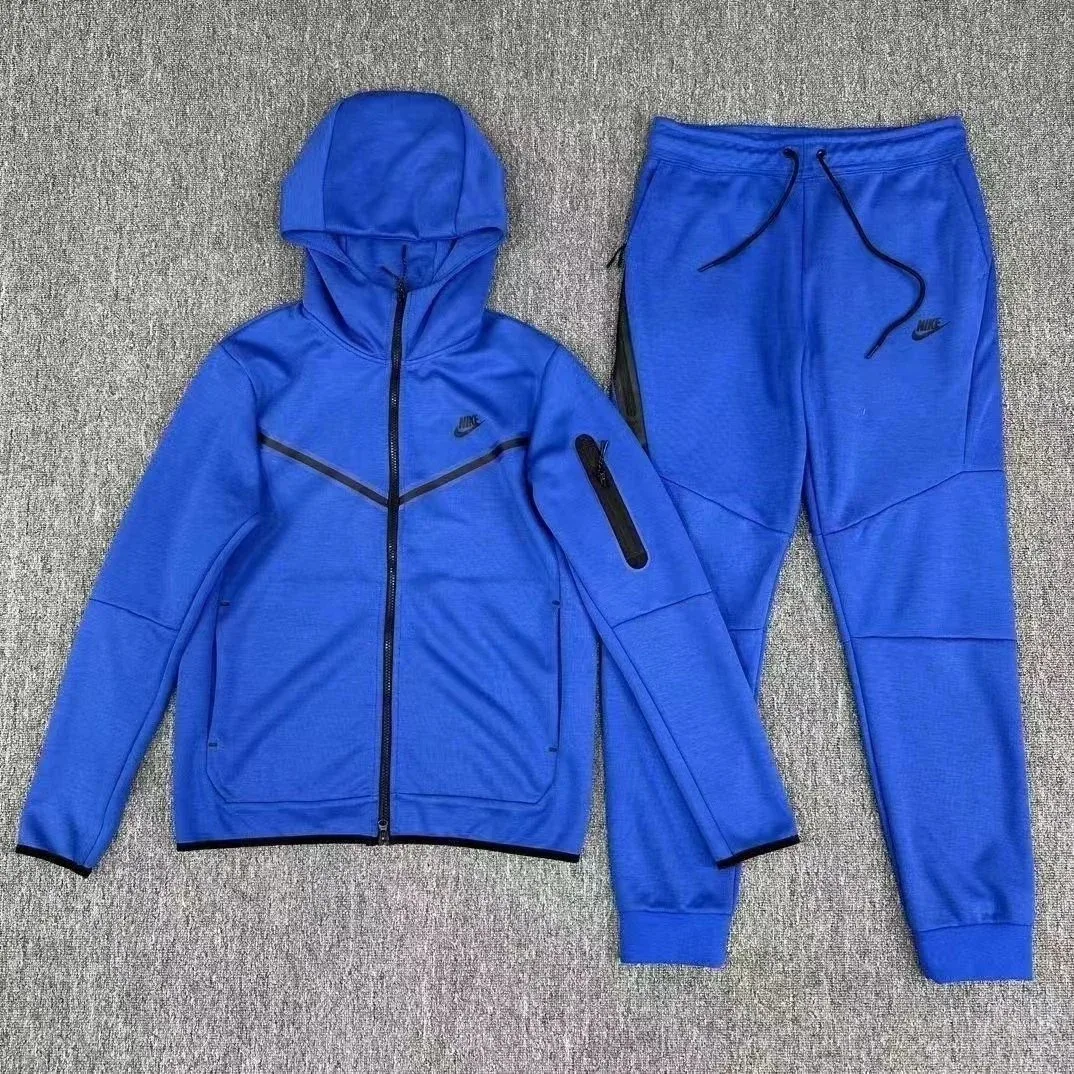 Nike Tech Fleece Blue Tracksuit Set