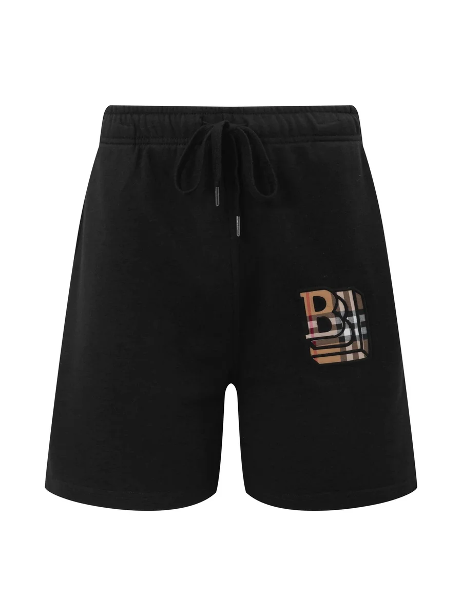 Burberry Black B Monogram Shorts