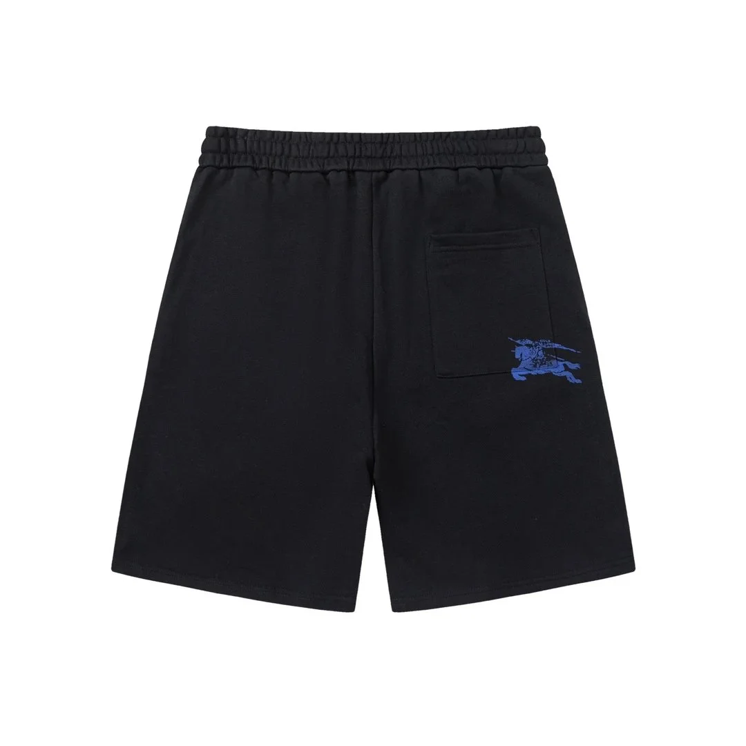 Burberry Black & Blue Logo Shorts