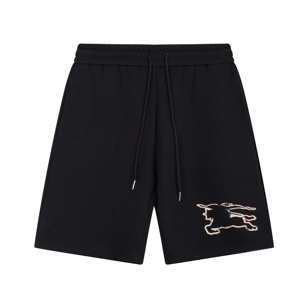 Burberry Black Horse Logo Shorts