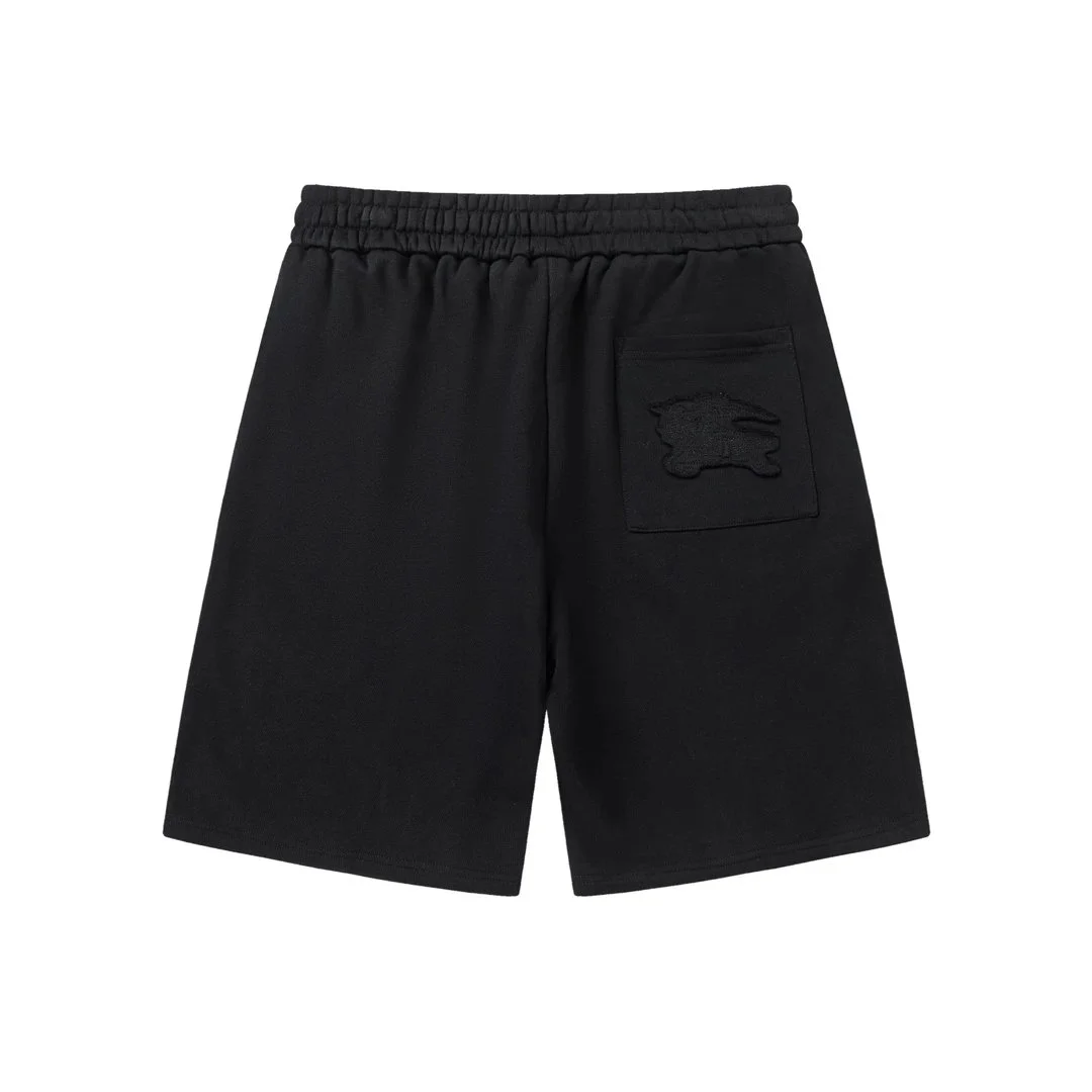 Burberry Black Classic Logo Shorts