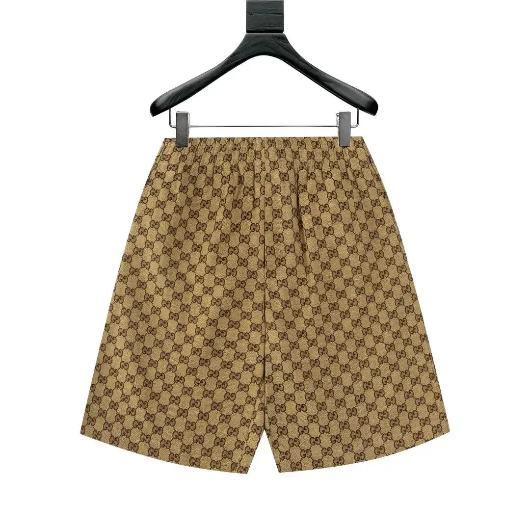 Gucci GG Monogram Beige Shorts