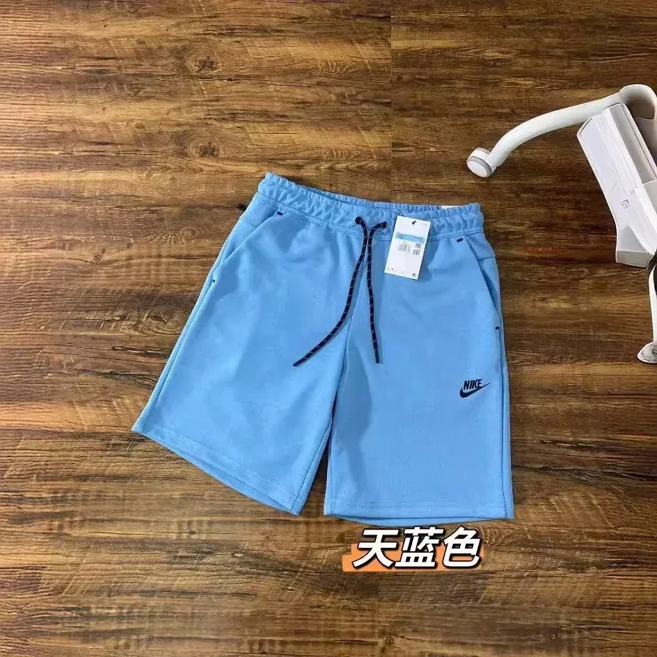 Nike Sky Blue Tech Fleece Shorts