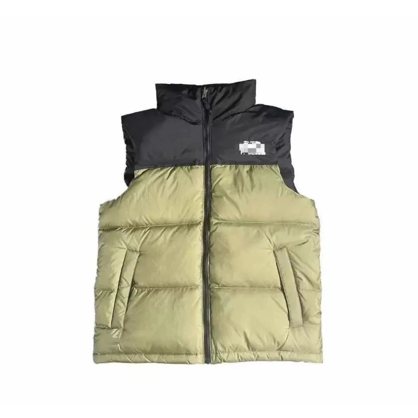 The North Face Nuptse Olive Green Vest