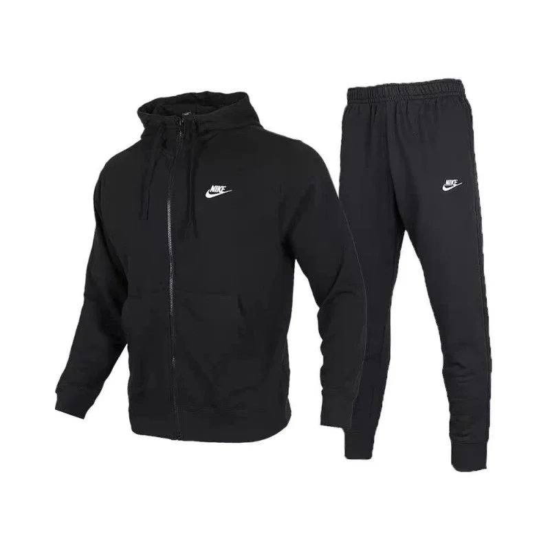 Nike Club Fleece Black Tracksuit Set