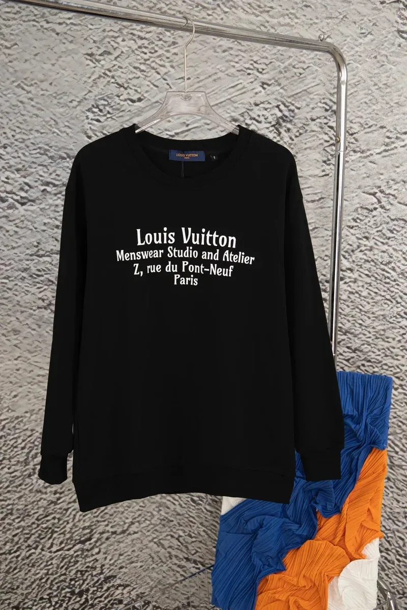 Louis Vuitton Black Menswear Studio Sweatshirt