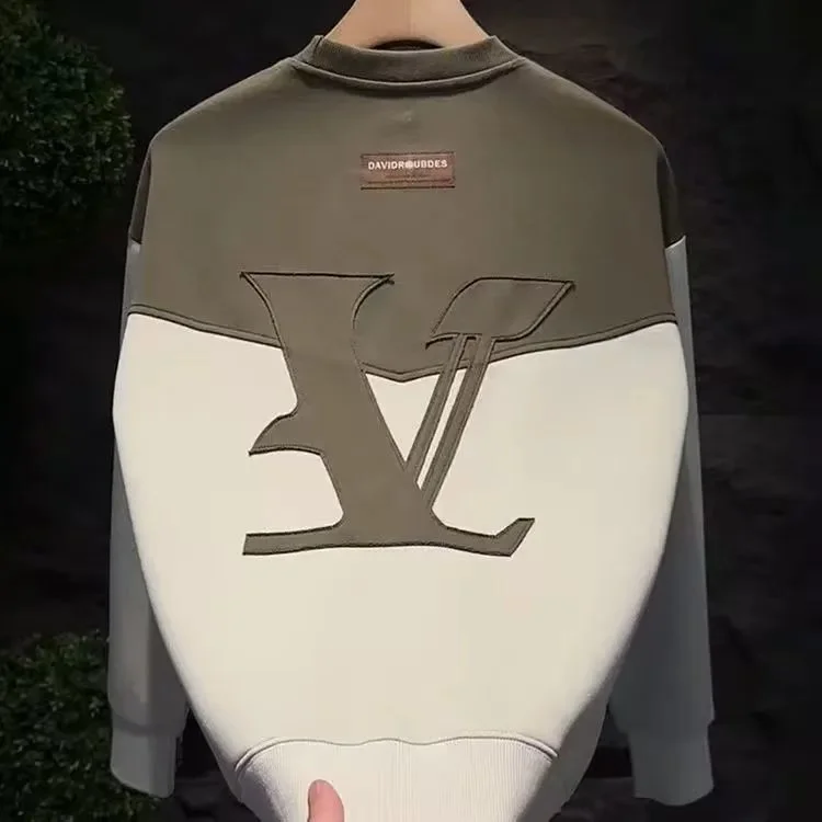 Louis Vuitton Tabi Olive & White Crewneck Sweatshirt
