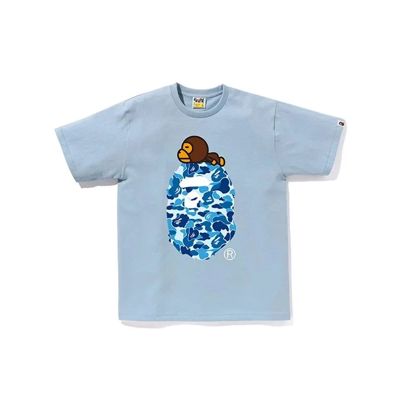 BAPE STA Light Blue Camo Monkey T-Shirt