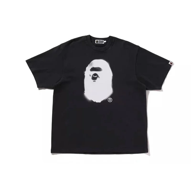 A Bathing Ape BAPE STA Black White Graphic T-Shirt
