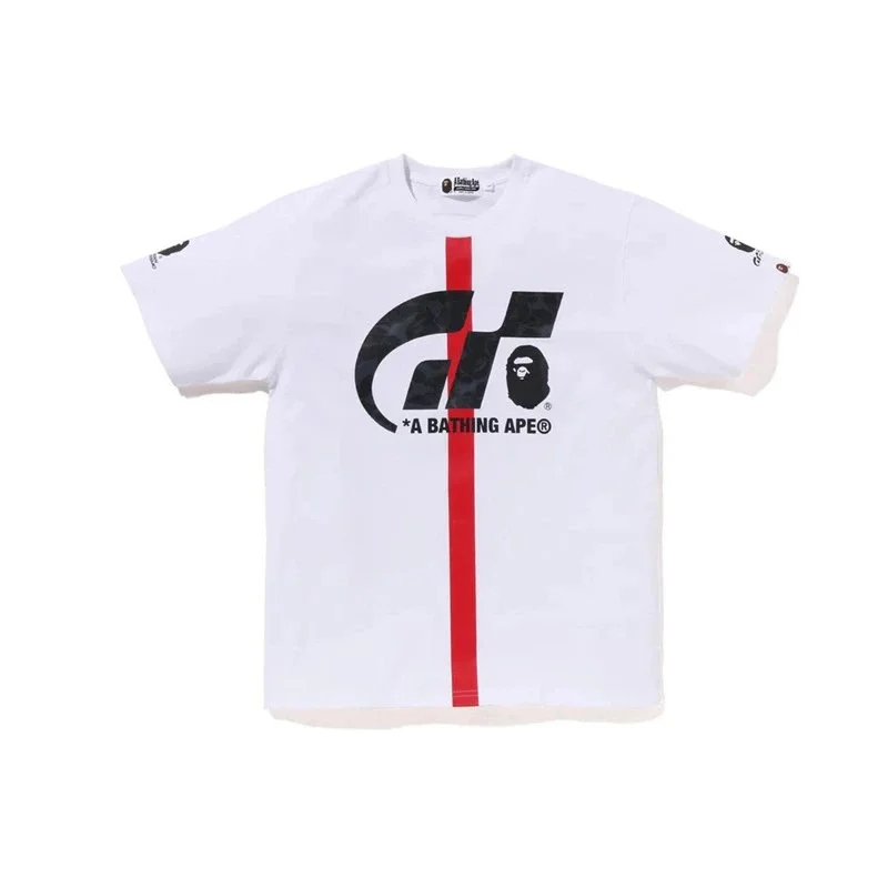 A Bathing Ape GT Logo White T-Shirt