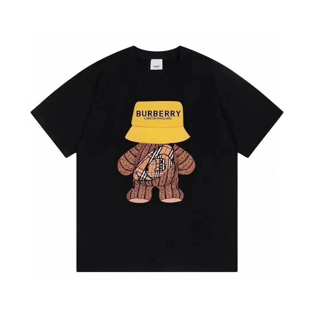 Burberry Black Bear Print T-Shirt