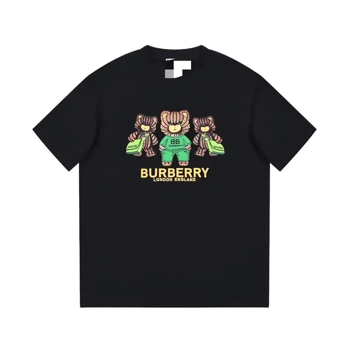 Burberry Bear Graphic T-Shirt Black
