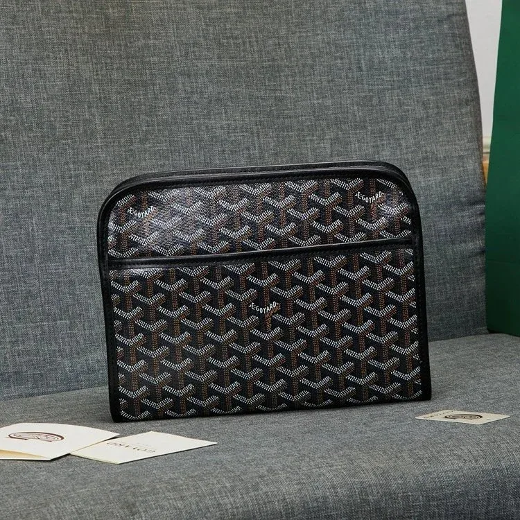 Goyard YARD BB-15 Black Leather Clutch Bag