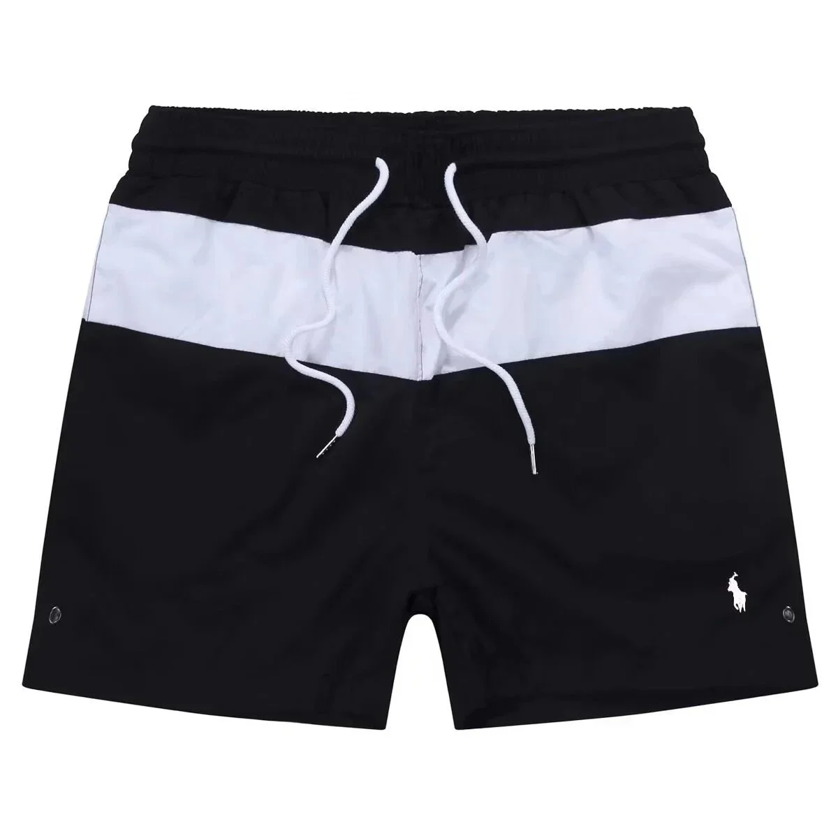 Polo Ralph Lauren Big Pony Black & White Shorts