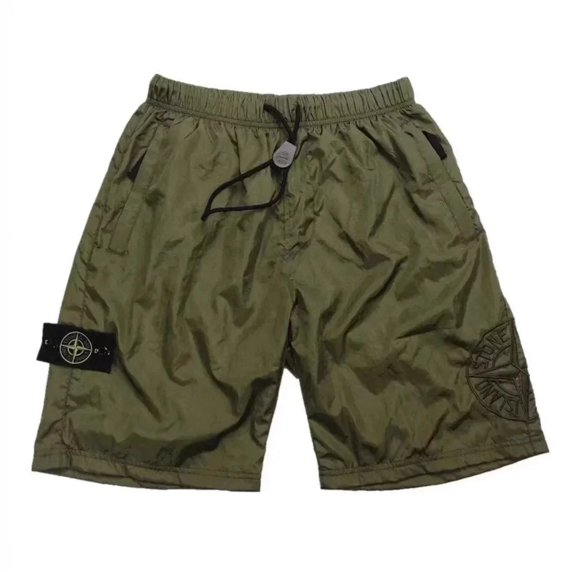 Stone Island 68-15 Olive Green Shorts