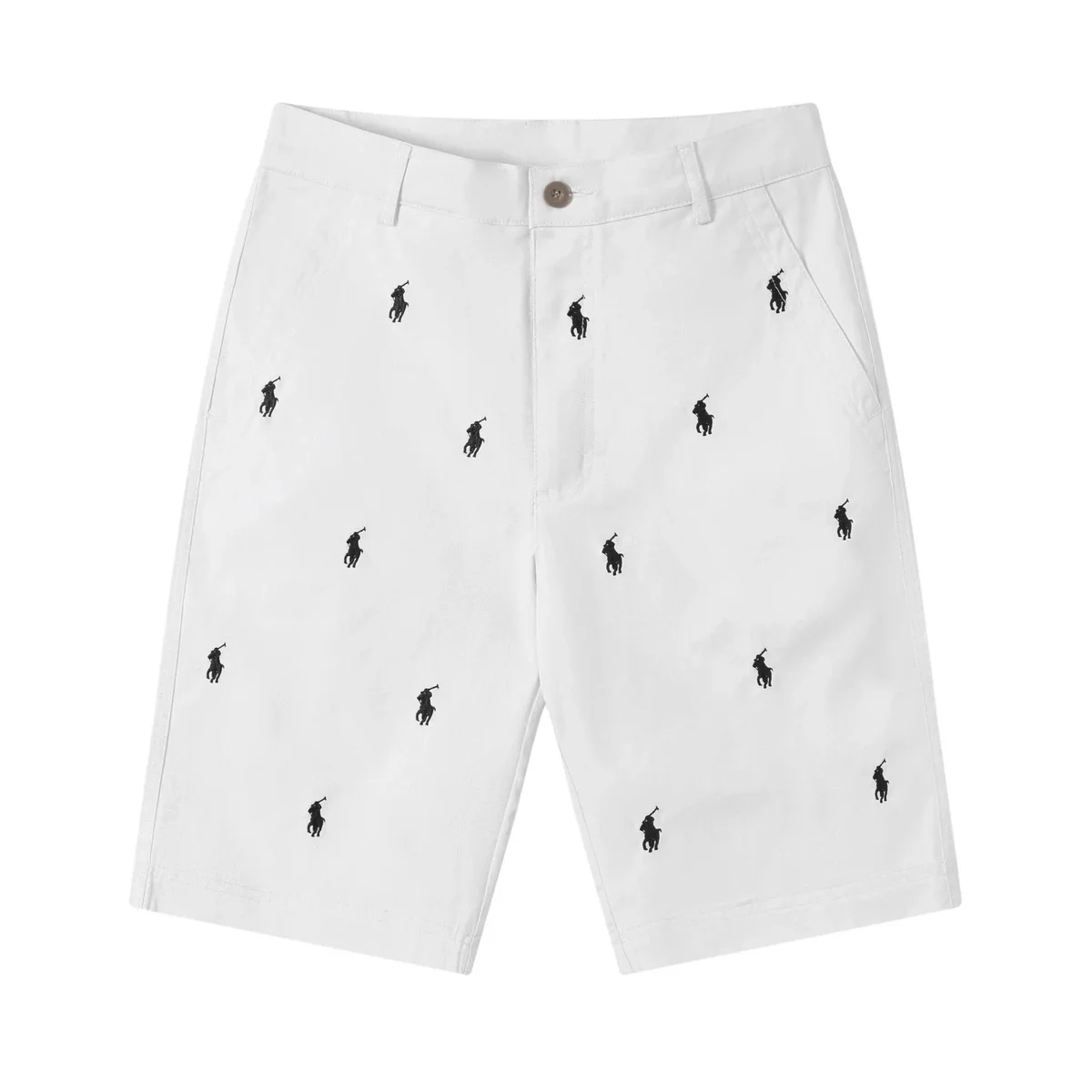 Polo Ralph Lauren Classic Logo White Shorts