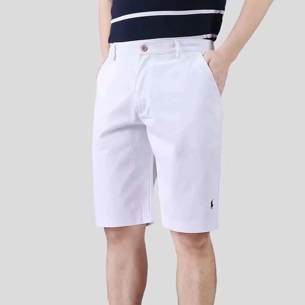 Polo Ralph Lauren Classic Logo White Shorts