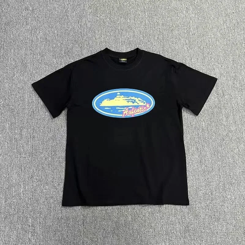 Black 'Authentic' Graphic T-Shirt