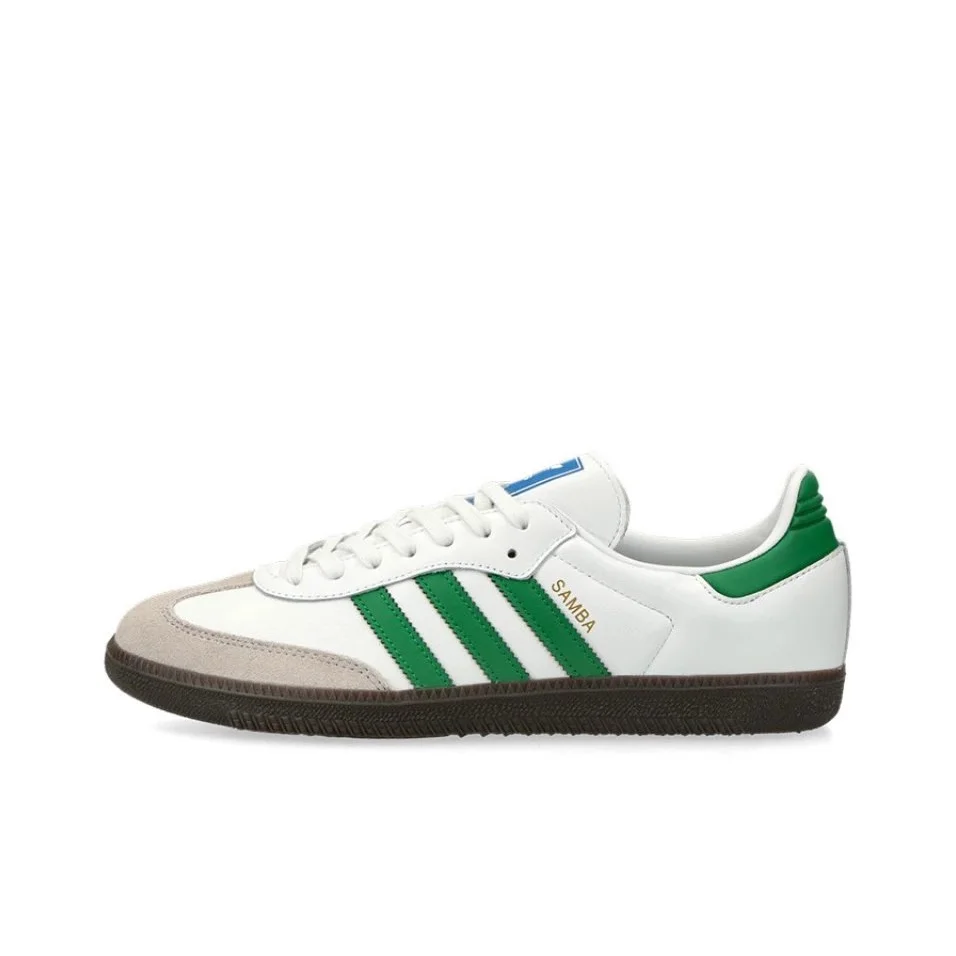 Adidas Samba White Green Sneakers