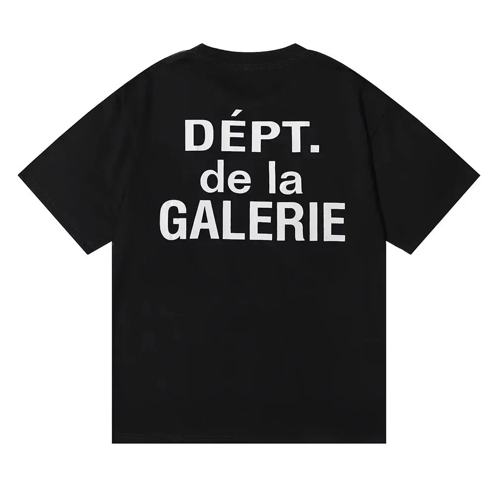 Black 'Dépt. de la Galerie' T-Shirt