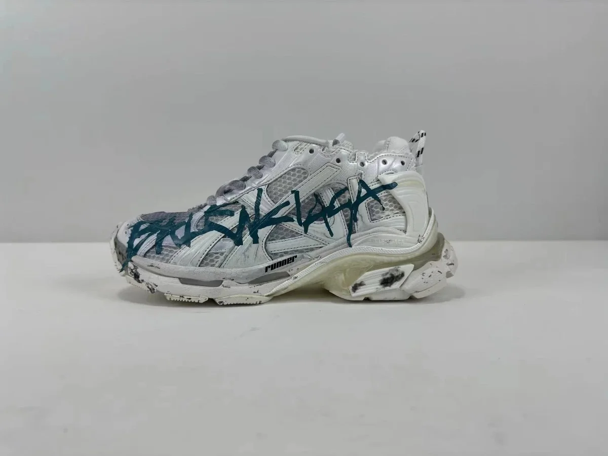 Balenciaga Runner Triple White Sneakers