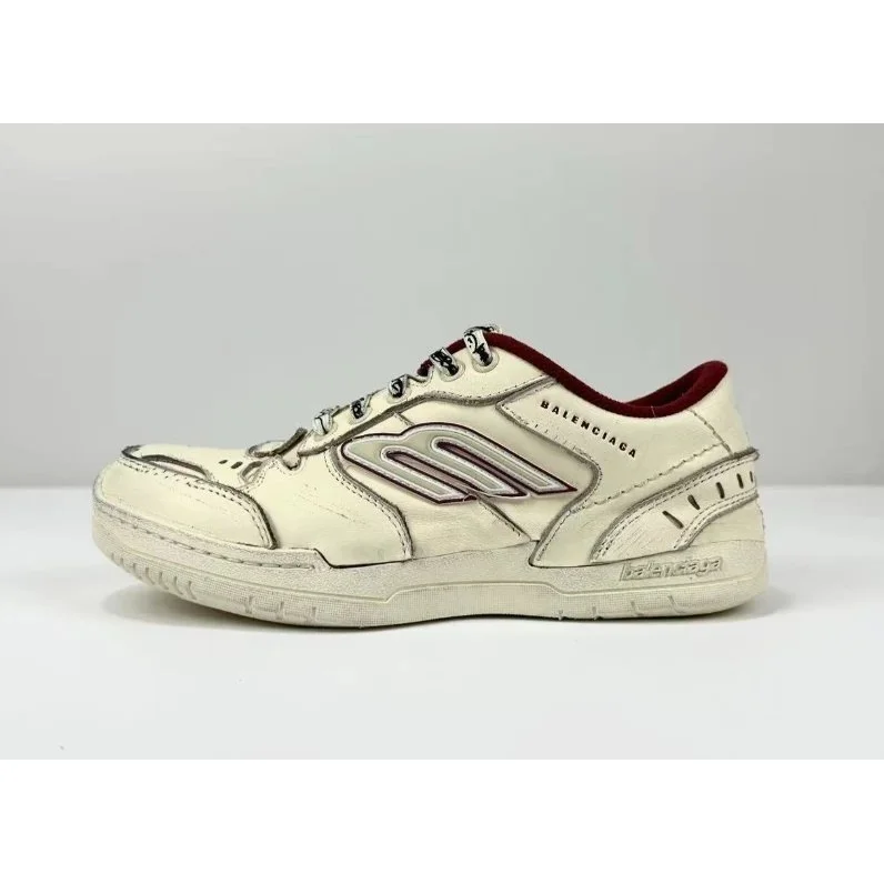 Balenciaga White Red Sneakers