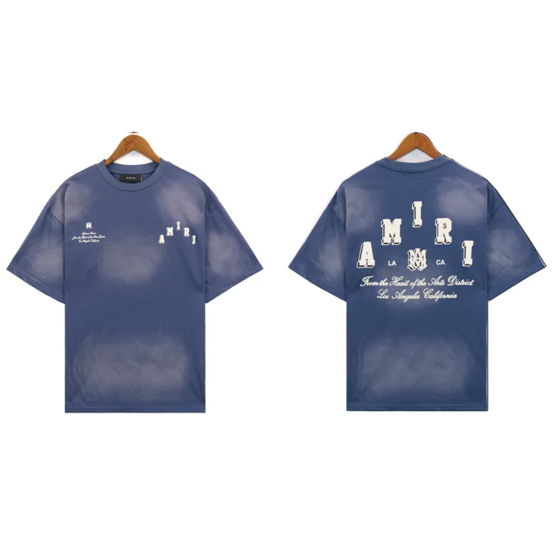 Amiri Los Angeles California T-Shirt Blue