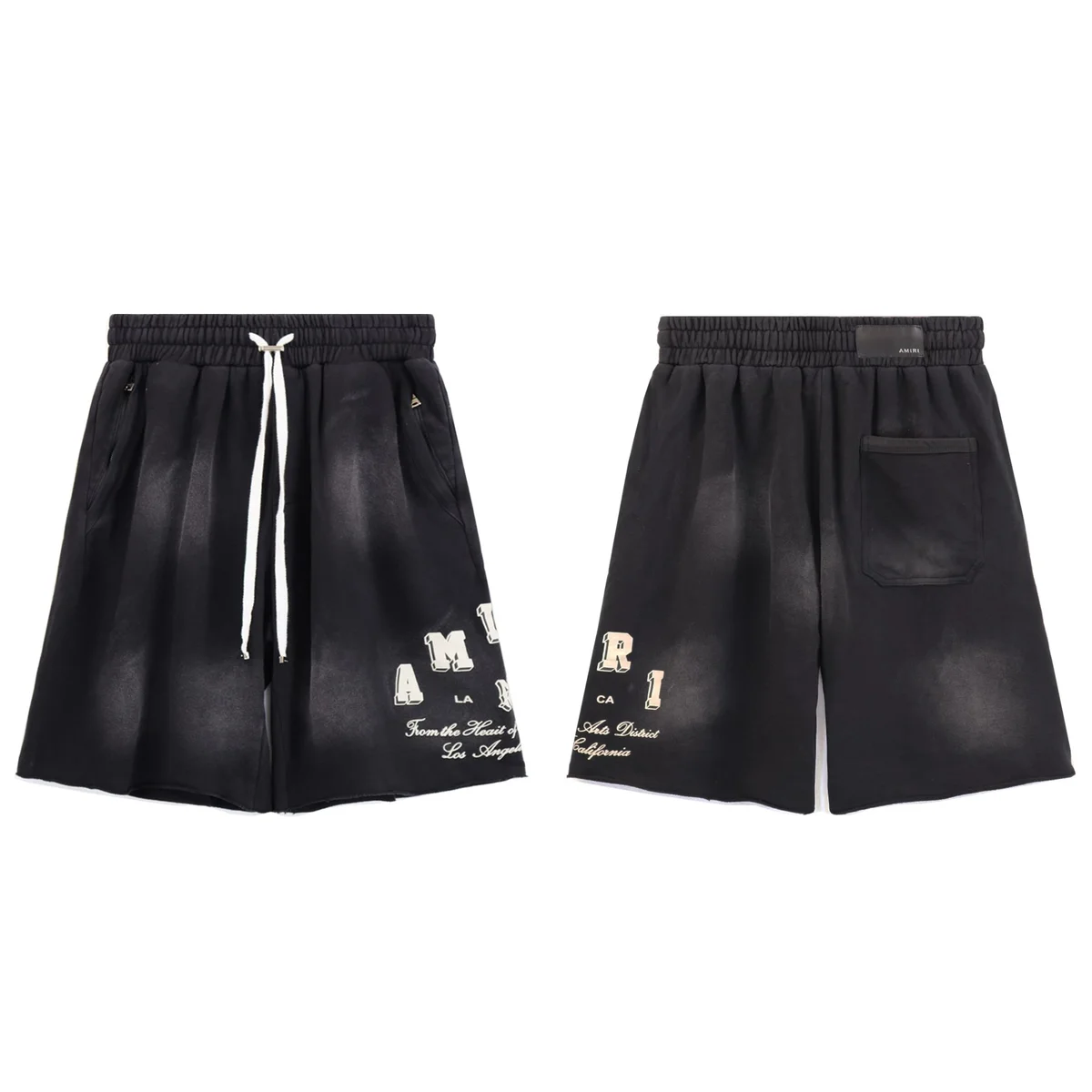 Amiri Art District California Black Shorts