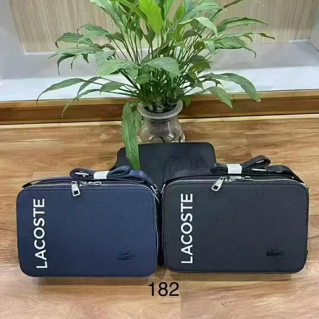 Lacoste Classic Logo Navy Crossbody Bag