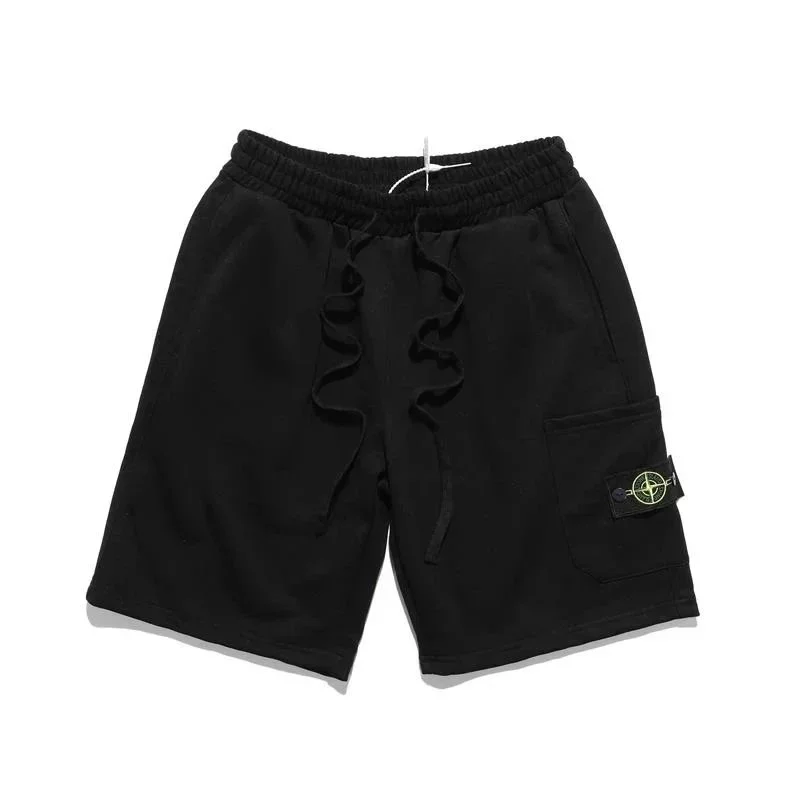 Stone Island 68-15 Black Cargo Shorts